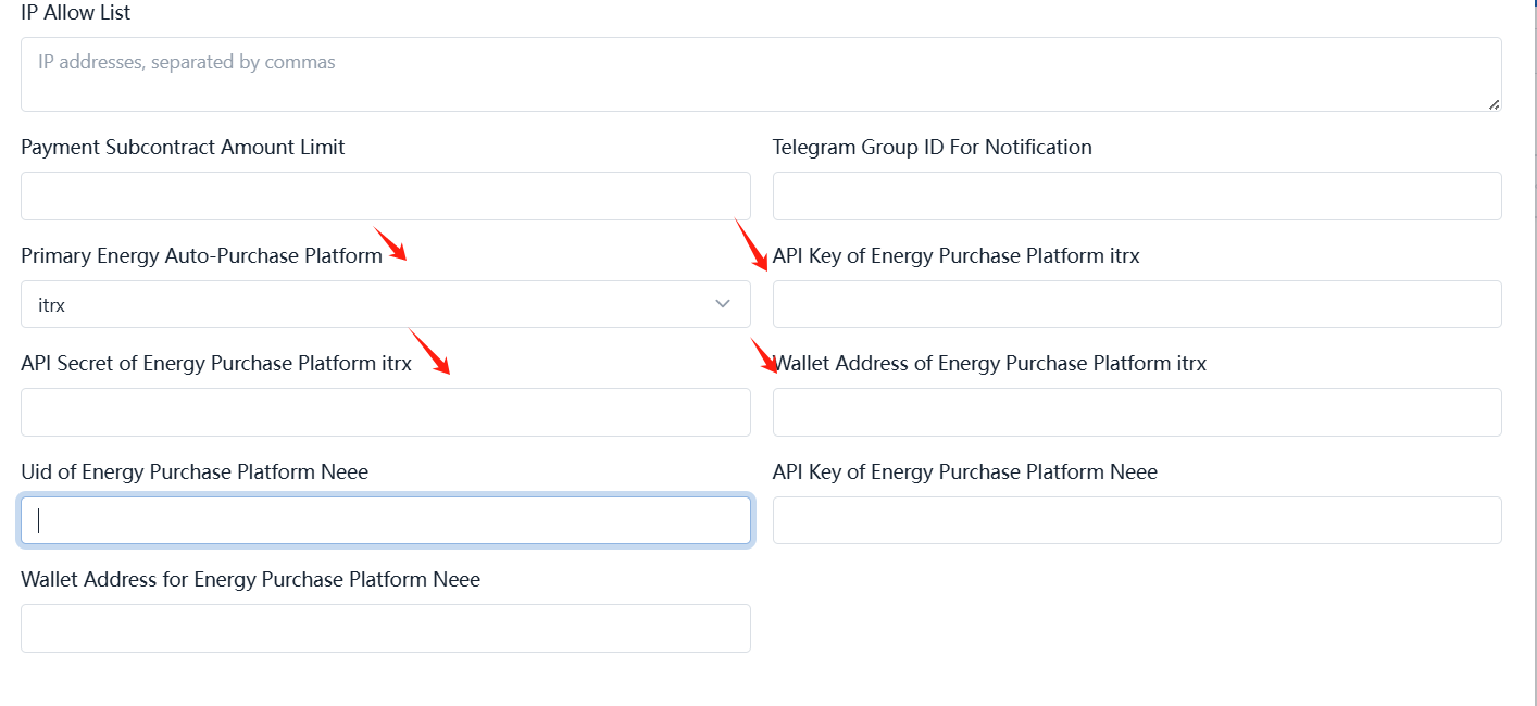 Configure API