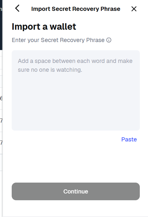 Import Interface